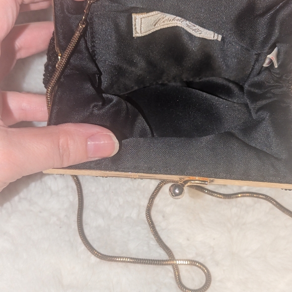 Marshall Fields Glass Beaded Evening Bag - Picture 7 of 8